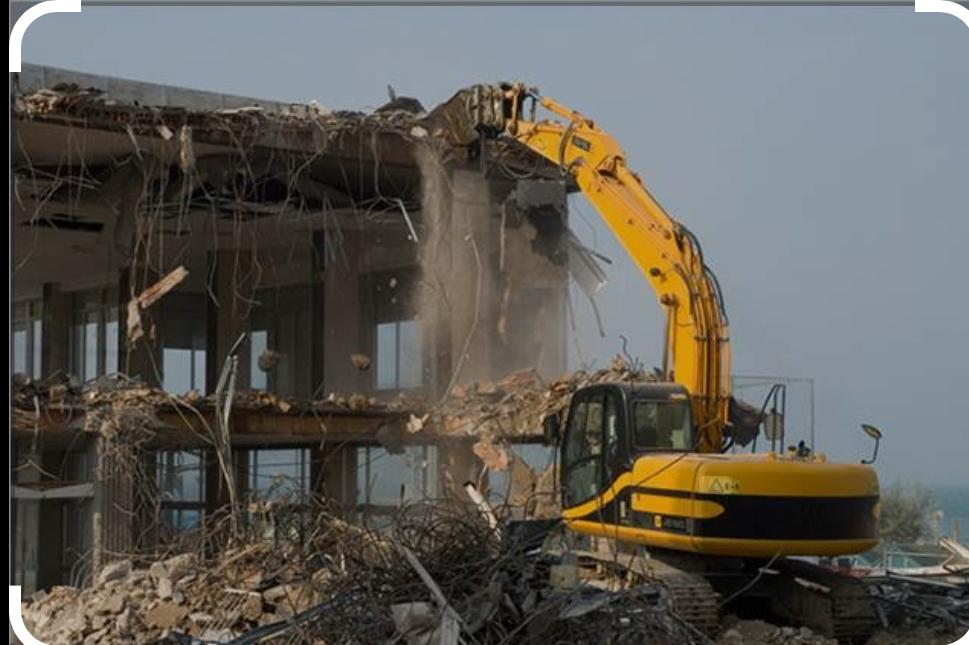 هدم مباني جدة