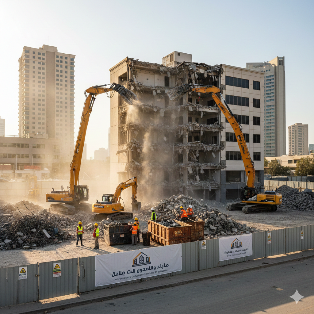 تكسير مباني جدة